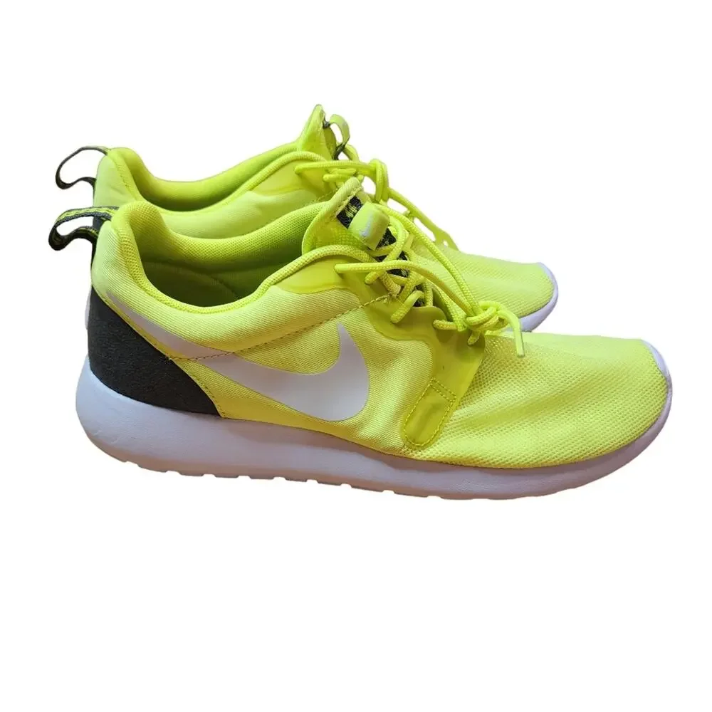 Nike Rosherun Hyp Mens 636220-700 Size 9 Lime Green